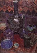 Delaunay, Robert Still life bottle and object Spain oil painting artist